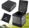 Diealles Shine Toilette Portable, Toilette Seche Camping pour Hommes et Femmes, Toilette Camping Pliables, WC Portable pour La Randonnée Les Excursions, Gris