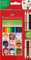 Faber-Castell 511514 - Set di matite colorate triangolari, 15 pezzi, incl. Bicolore pelle, per bambini e adulti