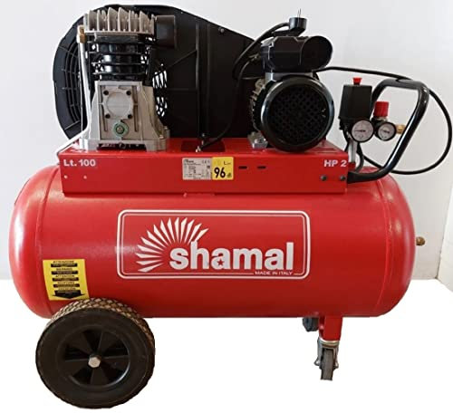 COMPRESSORE 100 LITRI 2 HP SHAMAL SB28/100 CM2