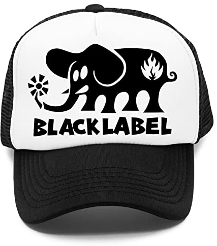 Copy of Black Label Elephant Skateboards Kinder Kappe Baseball Rapper Cap