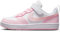 NIKE Court Borough Low RECRAFT (PS), Sneaker, White Pink Foam, 28 EU