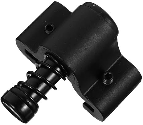 OSALADI Butée De Porte De Grange Coulissante Réglable Avec Ressort Butoir De Rail Et Guide Au Sol Pour Portes De Grange Protection Contre Le Basculement Et Glissement Des Roues