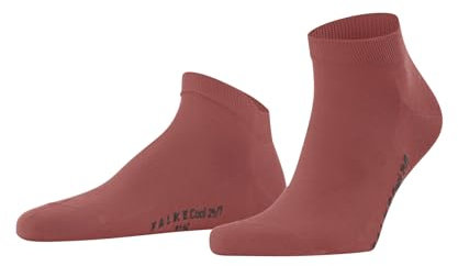 FALKE Herren Sneakersocken Cool 24/7 M SN Baumwolle kurz einfarbig 1 Paar, Rot (Lobster 8862) neu - umweltfreundlich, 43-44