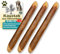 Stilux® Set di 3 ossa da masticare in legno di ulivo per cani fino a 5 kg, taglia XS, bastoncini giocattoli 100% naturali per cuccioli, osso masticativi naturale cure dentistiche
