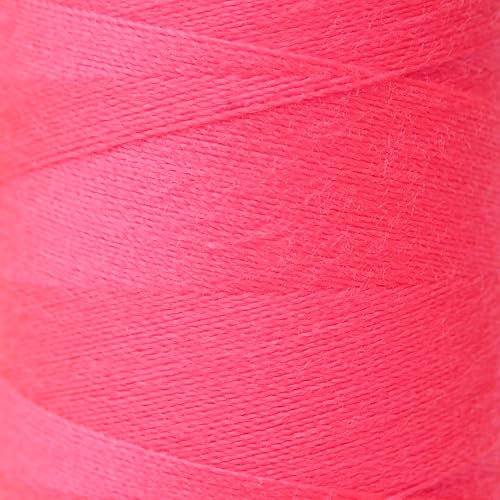 Moon Thread M0564 Fluorescent Pink Spun Polyester Sewing Thread - 1000M