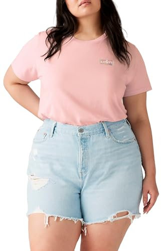 Levi's Plus Size Perfect Tee, T-shirt Donna, Polka Dot Shine Bw Lotus, 3XL