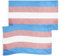 Lgbtq Flagge Hillylolly 2 Stück kräftige Farben Trans Flag, 90X150cm Trans Flagge, groß Transgender Flagge mit 2 Ösen für Garten, Balkon, Zimmer, Drinnen und Draußen, Pride Month Parade Dekoration