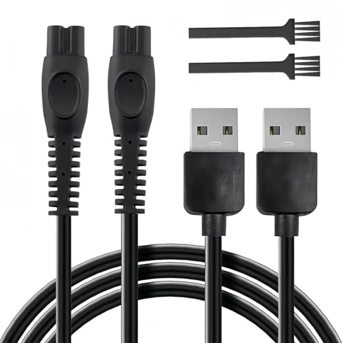 2 Stück Passend Für Philips Norelco Rasierer One Blade360 qp2720 Qp2734 Qp2824 Usw mit 2 Bürsten 5v(Keinnetzteil)