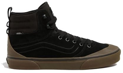 Vans Herren Ashwood Hi Sneaker, Outdoor Black/Gum, 44 EU