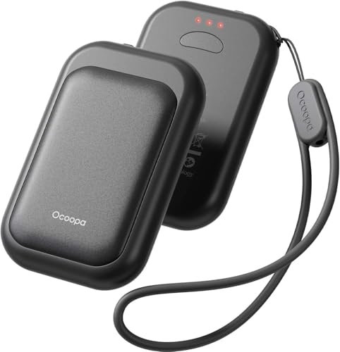 OCOOPA handwärmer elektrisch Split-Magnetic 2er-Pack, 5000mAh - Ultra Kompakt, Wasserdicht, schnelleres Aufheizen handwärmer wiederverwendbar,handwärmer USB für Outdoor im Winter, UT4 Young