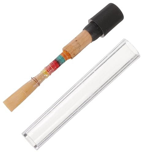 ifundom Natürliches Oboe Reed Aus Schilfrohr Und Kupfer Flexibles Oboe Zubehör Für Anfänger Und Studenten Klarer Klang Kompaktes Ersatzrohrblatt