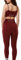 NVCTM 2 teiliges Damen Gym Set - Gym Leggings und Sport BH für Frauen - High Waist - Sport Leggings Damen - Booty Scrunch - Leggings Blickdicht - Workout-Set (Bordeaux Rot, M)