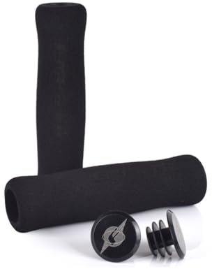 HOUSON Soft Fahrradlenkergriffe, Fahrradgriffe Lenkergriff mit Lenkerstopfen für Mountainbike