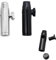 XPEX 2 Stück Schnupftabak Dosierer, Koks Dosierer, Schnupftabakspender, Snuff Dispenser, Spender Nase,Dosierer Schnupf,Dosierer Pulver,Tragbare Chili-Flasche(Schwarz/Silber)