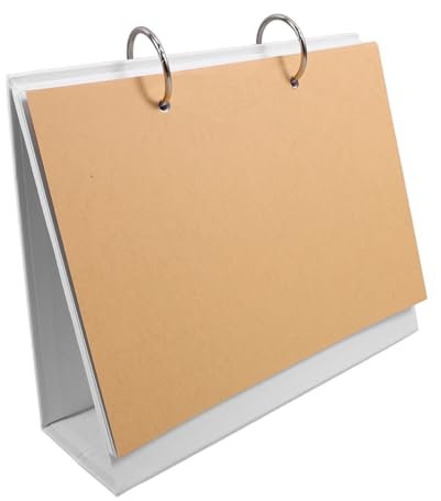 SHOWERORO Tagesplaner-kalender 15 Seiten Blanko Tischkalender Büro-/schulplaner Dekorativer Kalender Handzeichnung Tagebuch Papier Eisenhandwerk