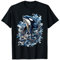 Buntes Orca Portrait Illustration Orca T-Shirt