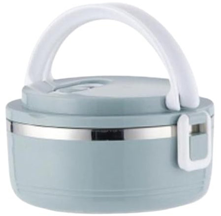 Peosaard Hot Lunch Box For Kids, Thermal Lunch Box, 700ml Portable Stainless Steel Lunch Box with Handle 5.7x3.5 Leak-Proof Large Capacity Food Container for Kid Adult, Lunch Box