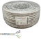 Lumonic Cable de red CAT 6 S/FTP 50m I CAT6 Cable de tendido gris doble apantallado PIMF I Cable LAN Gigabit Ethernet de hasta 250 MHz I 4x2xAWG26/1 R