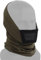 YChoolco Taktische Balaclava Stahlnetz Maske Airsoft Halbgesichts-Kopfbedeckungs Maske mit weich gepolsterter Helm-Innenkappe im Ninja-Stil für die Jagd(Green)