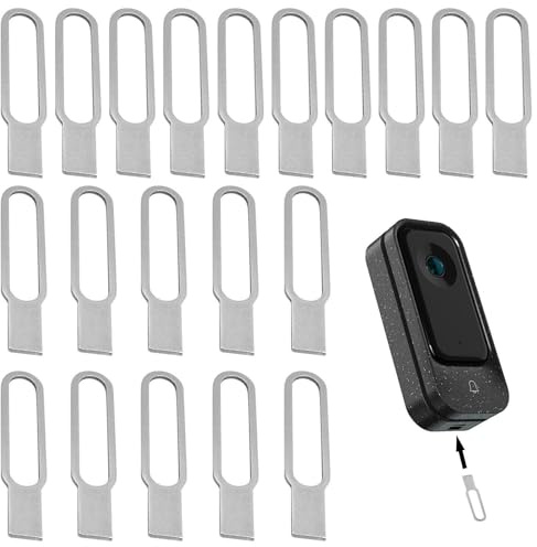 EJUFNS 20 Pieces Of Reset Pins, Mobile Phone Card Extractor, Doorbell Removal Tool, Camera Release Pin.