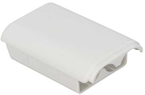ANGGREK Custodia Batteria per Controller Wireless, Custodia di Ricambio per Batteria in Plastica ABS con Pezzo Conduttivo in Rame per Controller X Box 360 (WHITE)