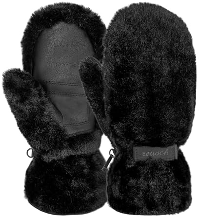 Reusch Women's Reusch Molly R-tex® Xt Mitten Gloves | Waterproof & Breathable Winter Gloves with Faux Fur for Skiing, Outdoor & Leisure, Size 6-8.5, Molly R-TEX XT Mitten
