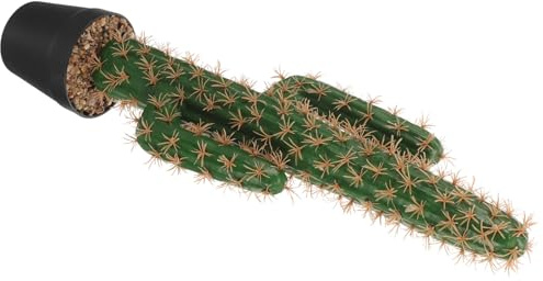 ASAKKURA Cactus Mantenimiento y Apariencia Excelente Artificial Maceta Planta Falsa de Plástico de Simulación Realista para Decoración de Jardín