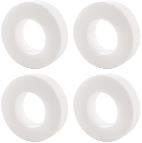TopHomer 4 anillos de escalada 6101611-R4 para limpiador de piscina, ruedas de espuma resistentes compatibles con Dolphin Nautilus CC Plus M400 M500, repuestos de repuesto de barredora robótica fácil