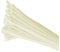 100 x Natural Nylon Cable Ties 300 x 4.8mm / Extra Strong Zip Tie Wraps