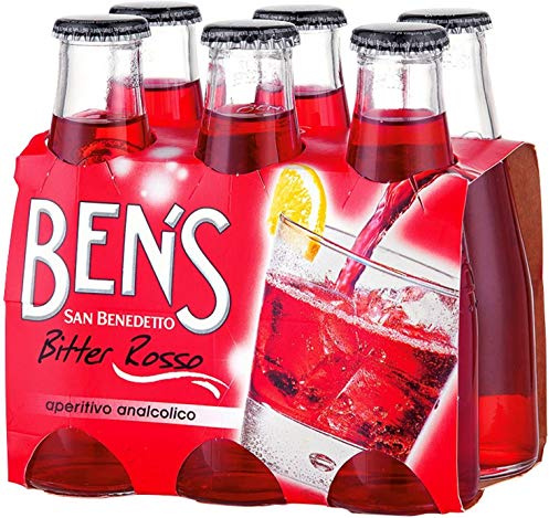 24x San Benedetto Ben's bitter rosso aperitivo 100ml Aperitif ohne Alkohol bitter