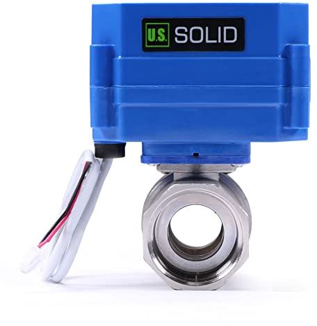 U.S. Solid 1 2 Wege Motorkugelhahn Edelstahl Elektrische Zonenventil 220V AC (85V-265V AC), 2 Drähte, Automatische Rückkehr NC