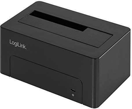 Logilink QP0027 storage drive docking station USB 3.2 Gen 2 (3.1 Gen 2) Type-C Black