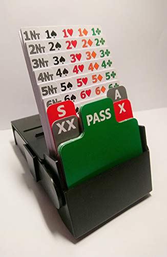 Lot de 4 boîtes d'enchères Bid Pal (Noir)