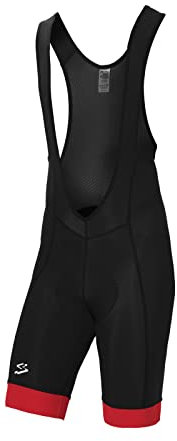 Spiuk Culote Corto C/T Anatomic Classic Hombre Negro/Rojo T. S