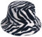 VALICLUD 1stk Fischerhut Mit Zebramuster Warmer Hut Tierdruck Eimerhut Zebra Hut Kappe Fuzzy Eimer Hut Winterzubehör Zebradruck Eimer Hut Fräulein Sonnenhut Herbst Und Winter Kaninchenfell