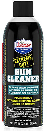 Lucas Oil 10905 Extreme Duty Gun Cleaner - 11 Ounce (Pack of 12)