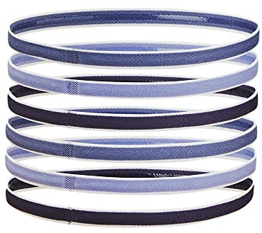 Under Armour Damen Mini, 6 Stück Stirnband, (767) Aurora Purple/Peri/White, Einheitsgröße