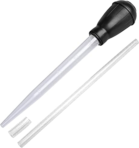 IAFVKAI Aquarium Multifunktions-Tropfpipette Manueller Reiniger Wasserwechsler Reinigungswerkzeug Siphon Tropfer Entferner 30ml Korallenfutter-Abfallreiniger für Aquarien