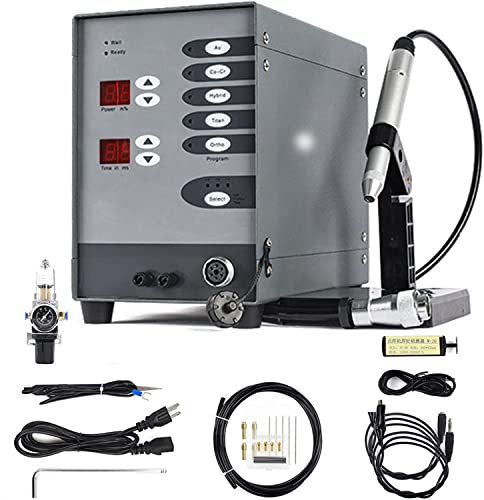 CGLYYDS Saldatrice a Punti per Gioielli, saldatrice Laser, saldatrice ad Argon a impulsi a Controllo numerico Automatico, 50-600 A, 100 W, per Pezzo Hardware in Lega di Cromo Cobalto