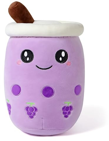 shownicer Plüschtier Boba Tea Kuscheltier Stofftier Kawaii Bubble Tea Plüsch, Plüschkissen Spielzeug, Milchtee Teetasse Kissen Puppe Wurfkissen, Schmusetier Geschenk für Kinder Mädchen Jungen