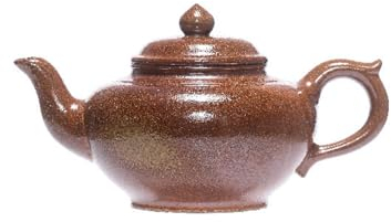 Tetera de arcilla púrpura Olla de arcilla púrpura Yixing de la sección de minerales original, flores de cerezo risueñas cocidas en barro, tetera ingeniosa y juego de té de regalo
