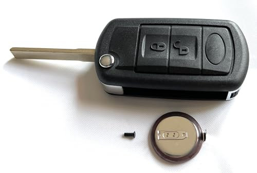 Automobile Locksmith Repair Kit for Land Rover Discovery Range Rover Sport L320 remote key fob shell case battery replacement HU92 key blade