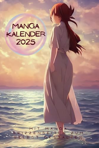 Manga Kalender 2025: Mit Manga-Skizzenseiten zum selbst gestalten | 52 Wochen