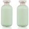 EIHI Lot de 2 flacons souples rechargeables en plastique avec bouchon à rabat - flacon vide, flacon voyage, Accessoires de voyage pour shampooing, crèmes, lotion, après-shampoing - 200 ml