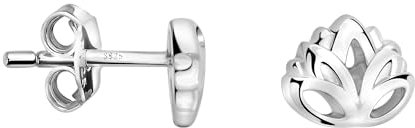 SOFIA MILANI - Damen Ohrringe 925 Silber - Lotus Blume Ohrstecker - E2963