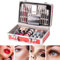 Teen Makeup Set for Beginners | All-in- Multi-Functional Makeup Case with Eyeshadow, Blush, Eyebrow Pencil, Lipstick & Nail Polish | Perfect Makeup Kit for Teens
