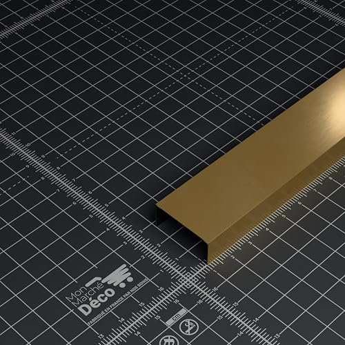 Profilé U Décoratif pour Panneau Tasseau Bois - Or - 1 m