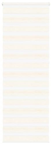 vidaXL Zebrarollo Marmorbeige 70x230 cm Stoffbreite 65,9 cm Polyester, Zebra-Rollo, Doppelrollo, Zebra-Jalousie für Fenster, Doppelrollo, Zebra-Rollo