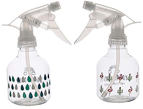iplusmile 2 Stück Sprühflasche Bewässerung Brunnen Wassersprüher Schlauch Jet Pumpe haarspray got2be haarsprays Gartengeräte pflanzenbewässererung Spray Flasche Pumpsprüher drücken Gießkanne