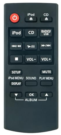 AULCMEET RE92161 RTRE92161 Ersatzfernbedienung Kompatibel mit Polk Audio AM9214-A AM9214A Signa S1, Signa S1B 4K HD Soundbar RE9216-1